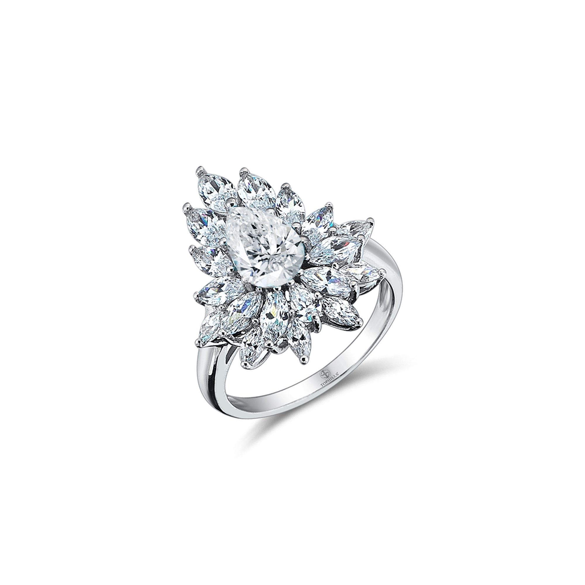 3 CARAT Diamond Hybrid Gold Ring – Tophills