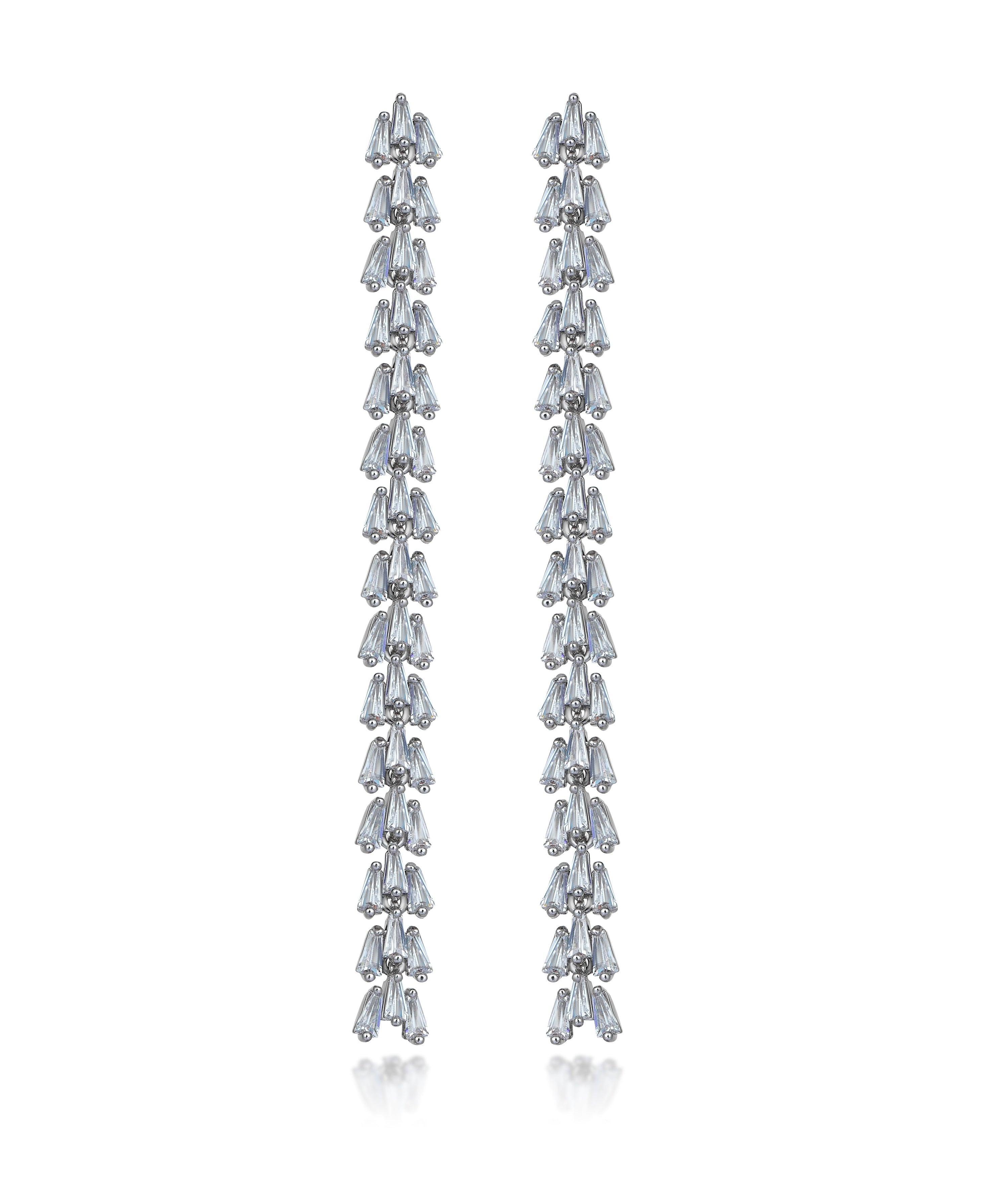 4 Karat Pırlanta Hibrit Altın Küpe Tophills 
