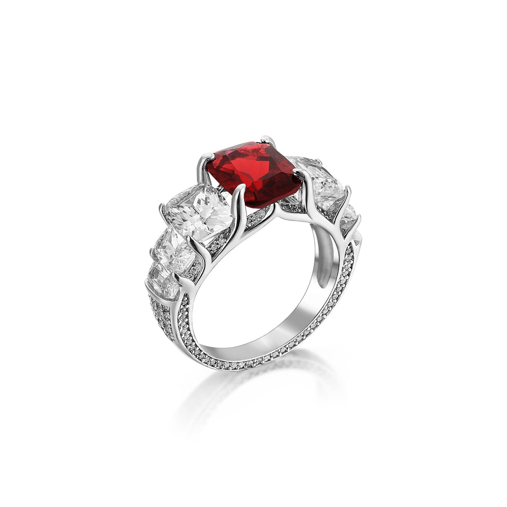 7 Karat Pırlanta Hibrit Altın Yüzük Tophills 