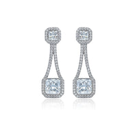 8 Karat Pırlanta Hibrit Altın Küpe Tophills 