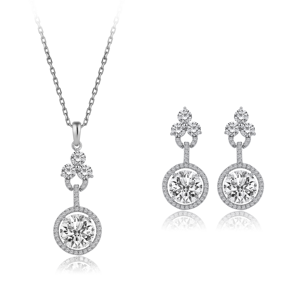 9 Karat Pırlanta Hibrit Altın Set
