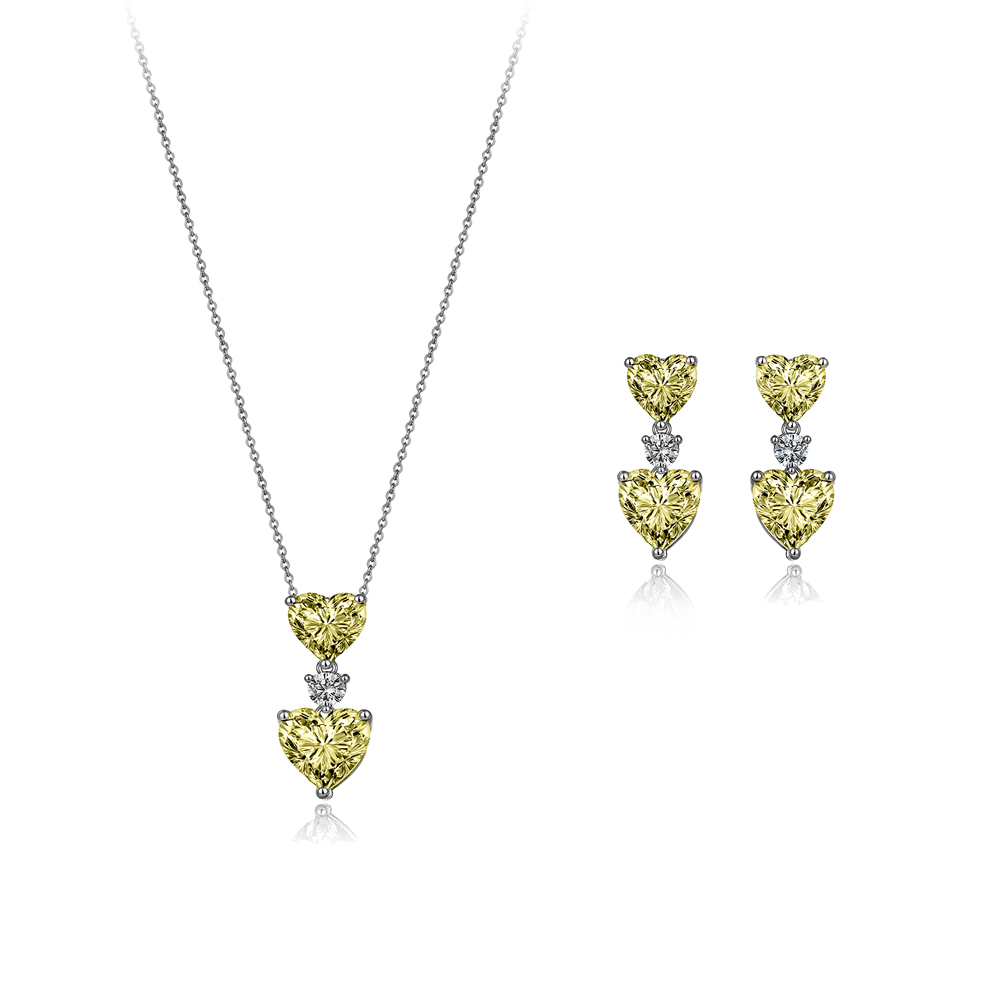 11 set d'oro ibrido diamantato karat