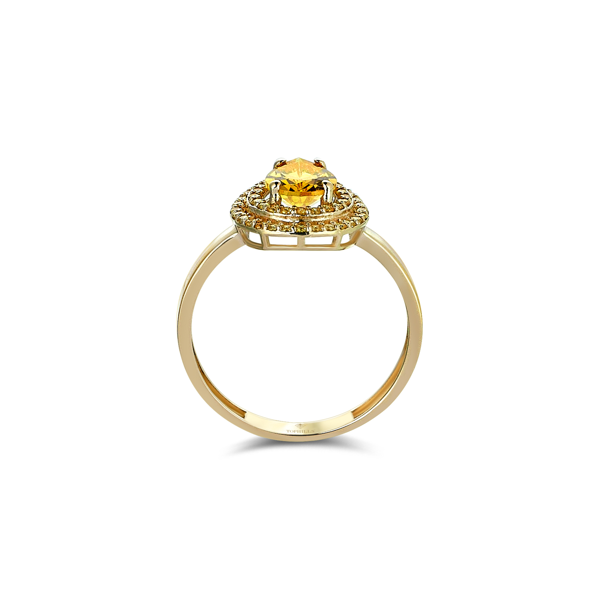 Anneau d or hybride de diamant 1 5 carat