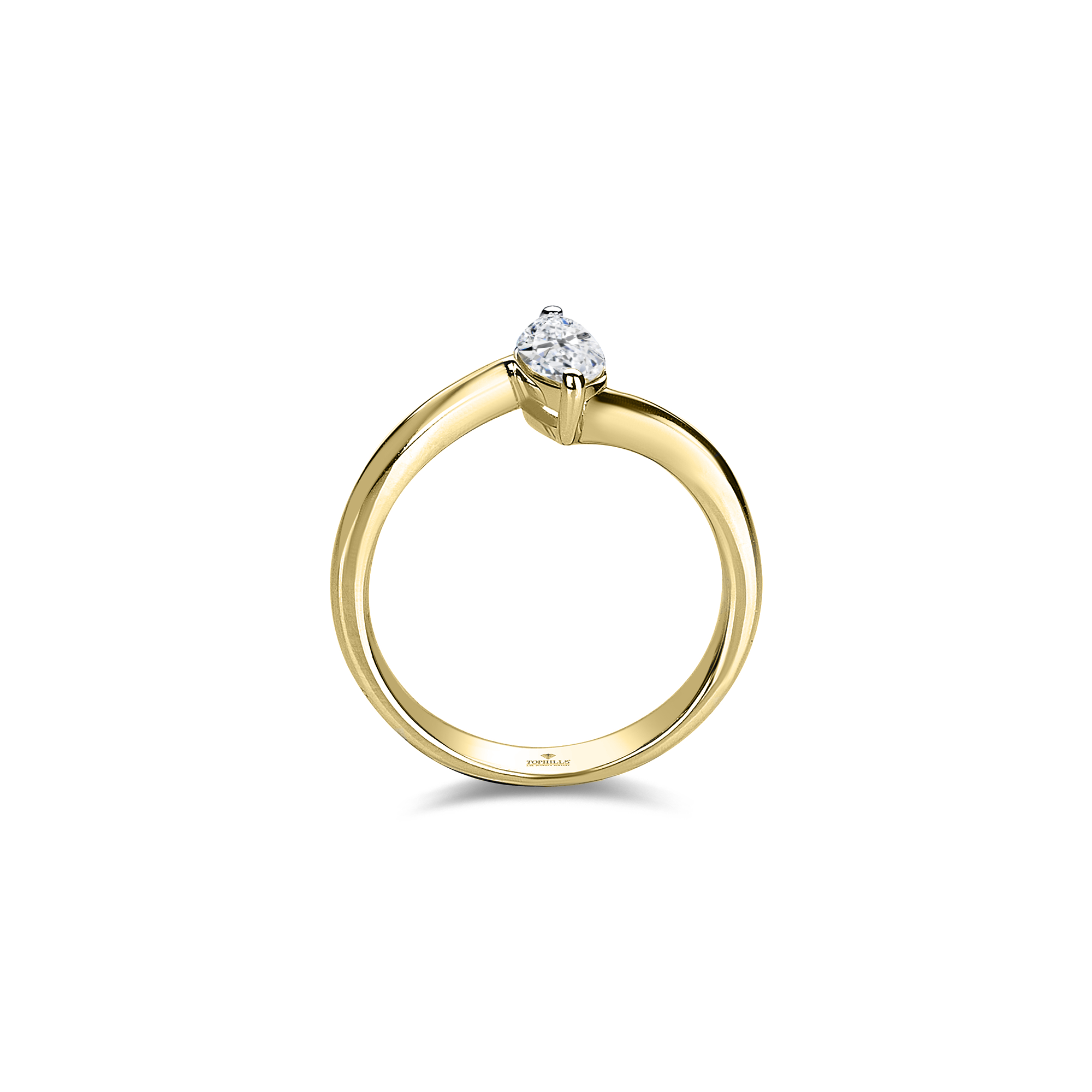 Bague Solitaire Diamant Marquise