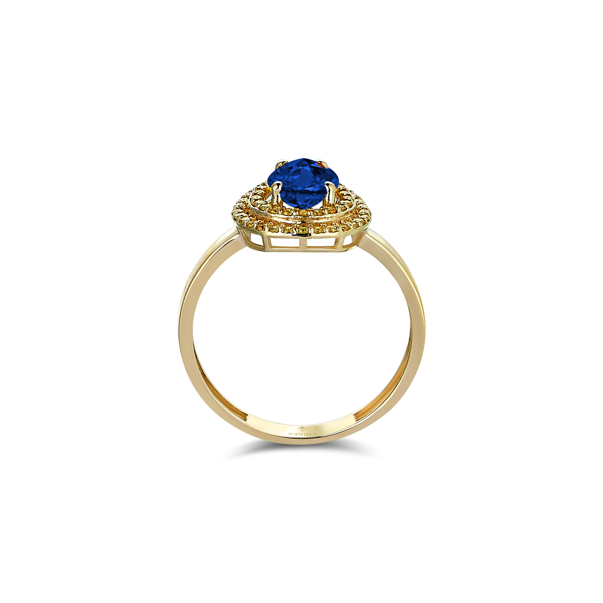 Anneau d or hybride de diamant 1 5 carat