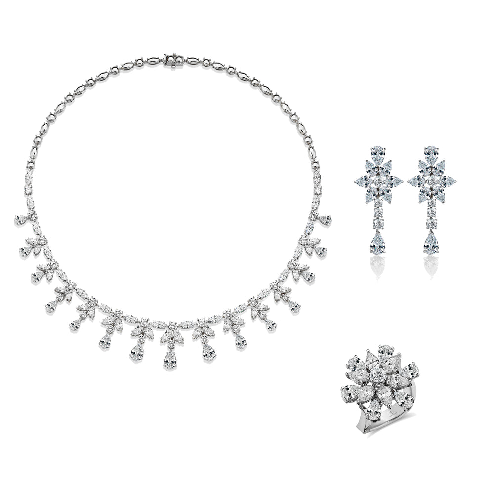 35 Karat Pırlanta Gerdanlık Set