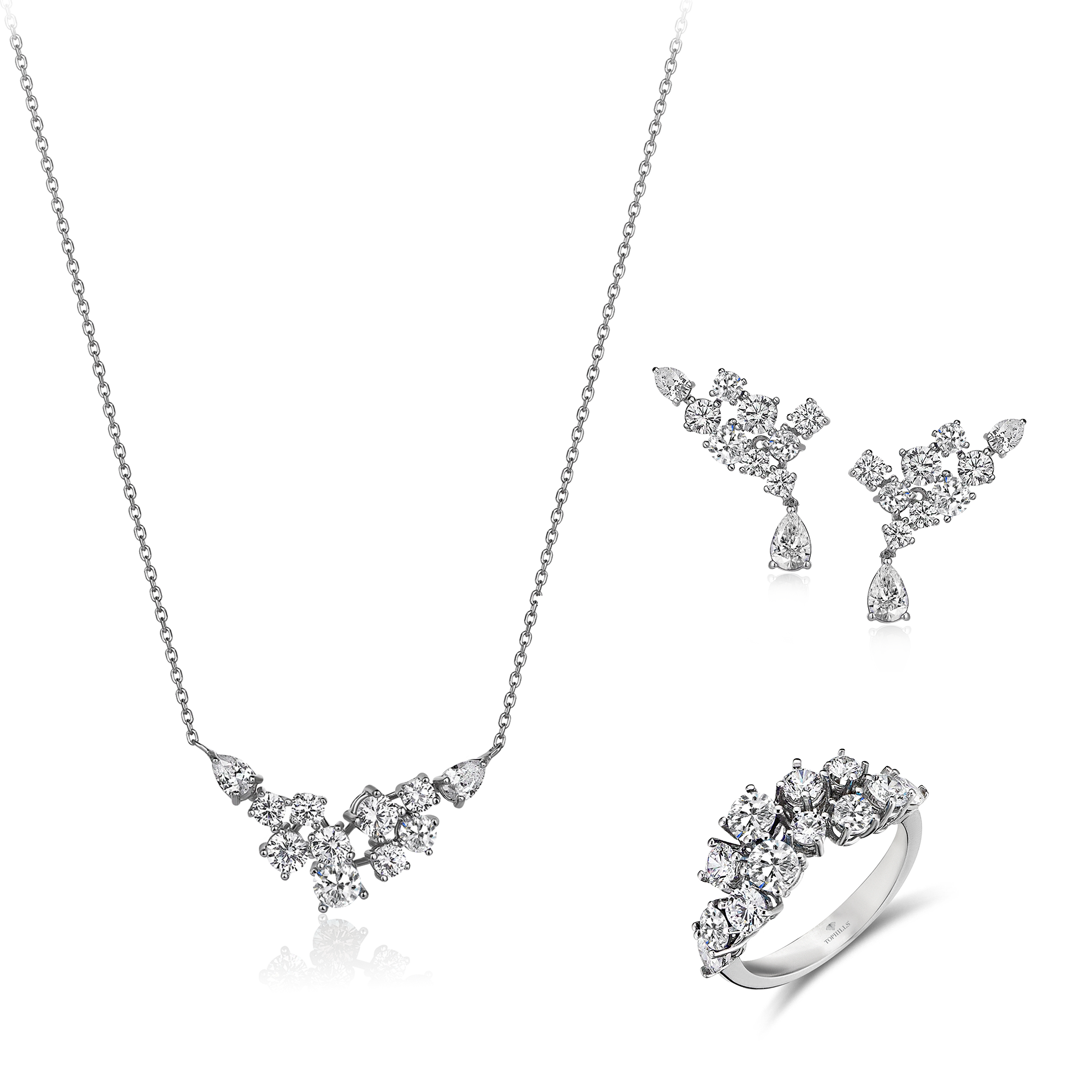 8 Karat Diamond Hybrid Gold Set