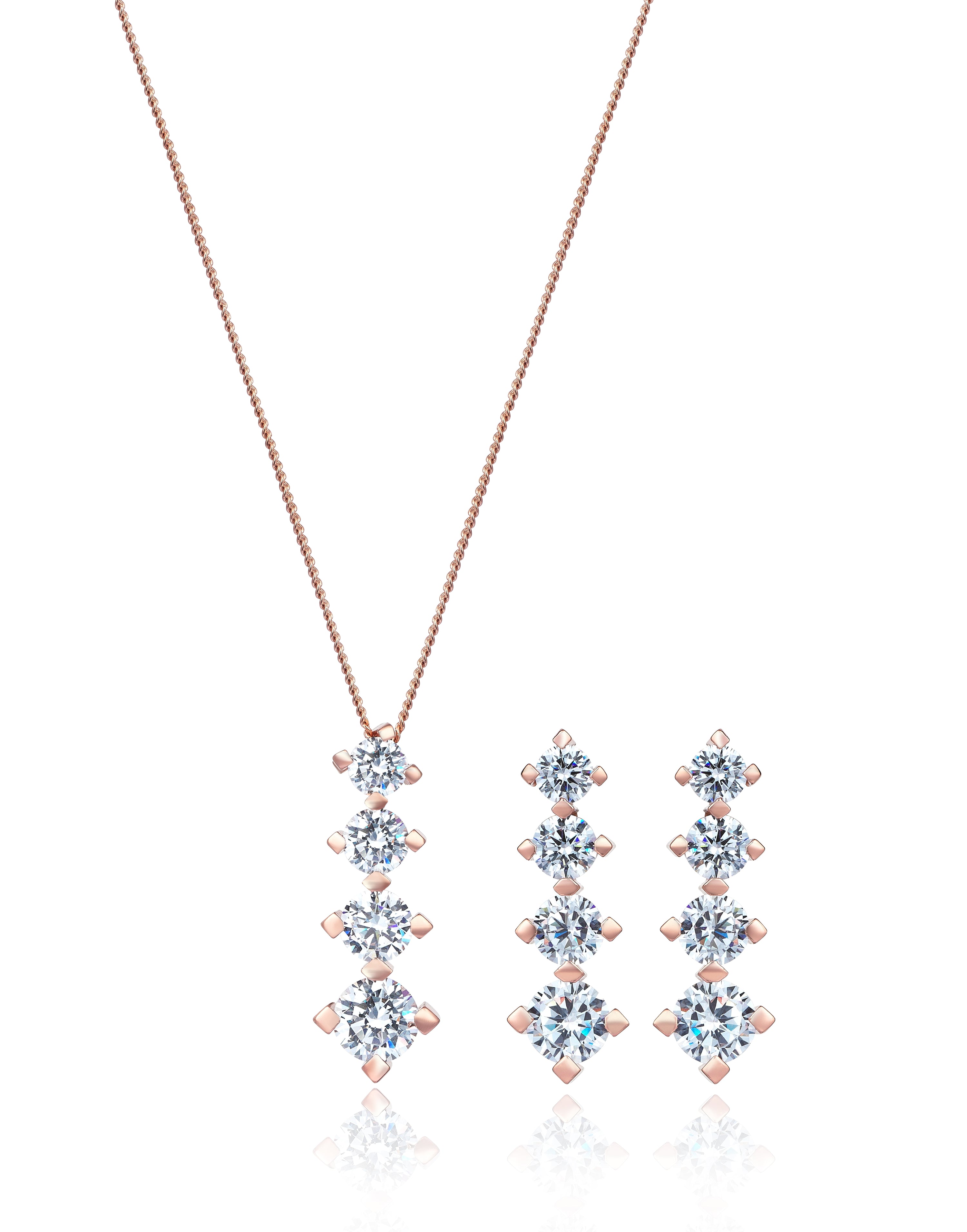 Ensemble de pierres rangées de diamants de 3 carats