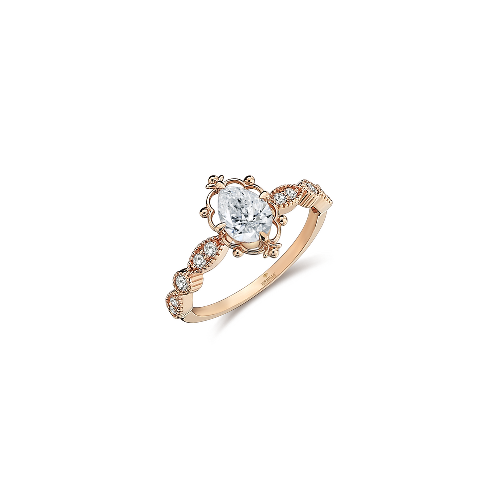 Heleny Diamond Hybrid Rose Ring