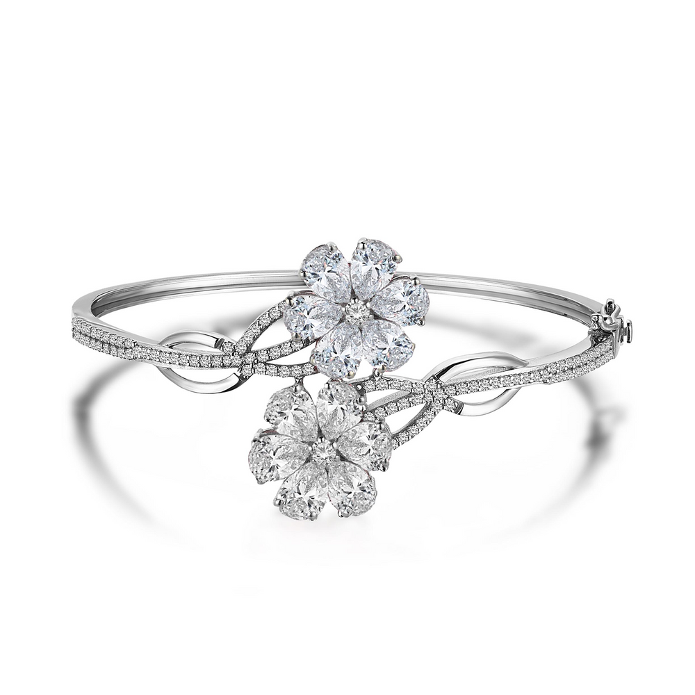 Bracciale Magnolia con oro ibrido da 9 karat