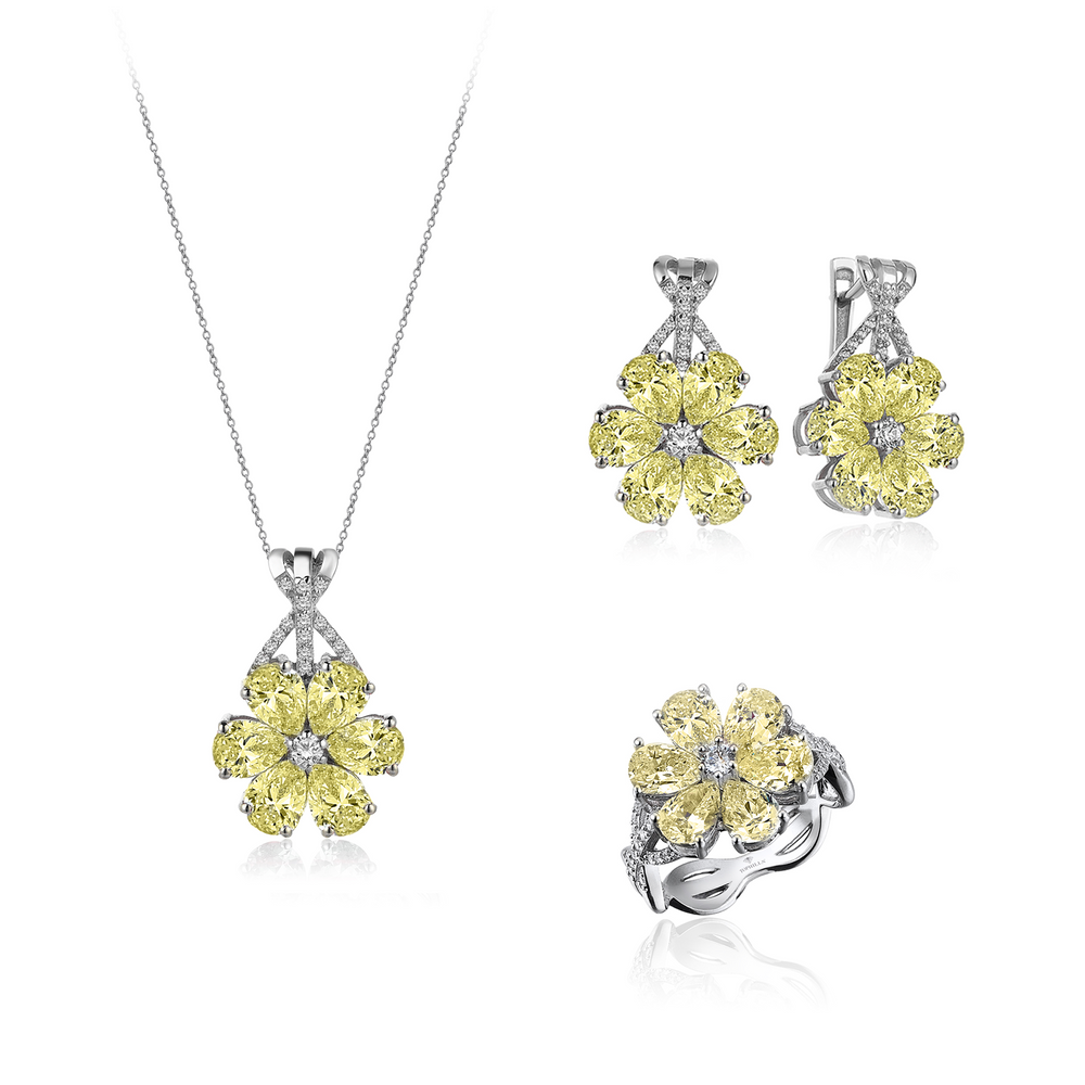 16 Karat Diamond Hybrid Gold Set