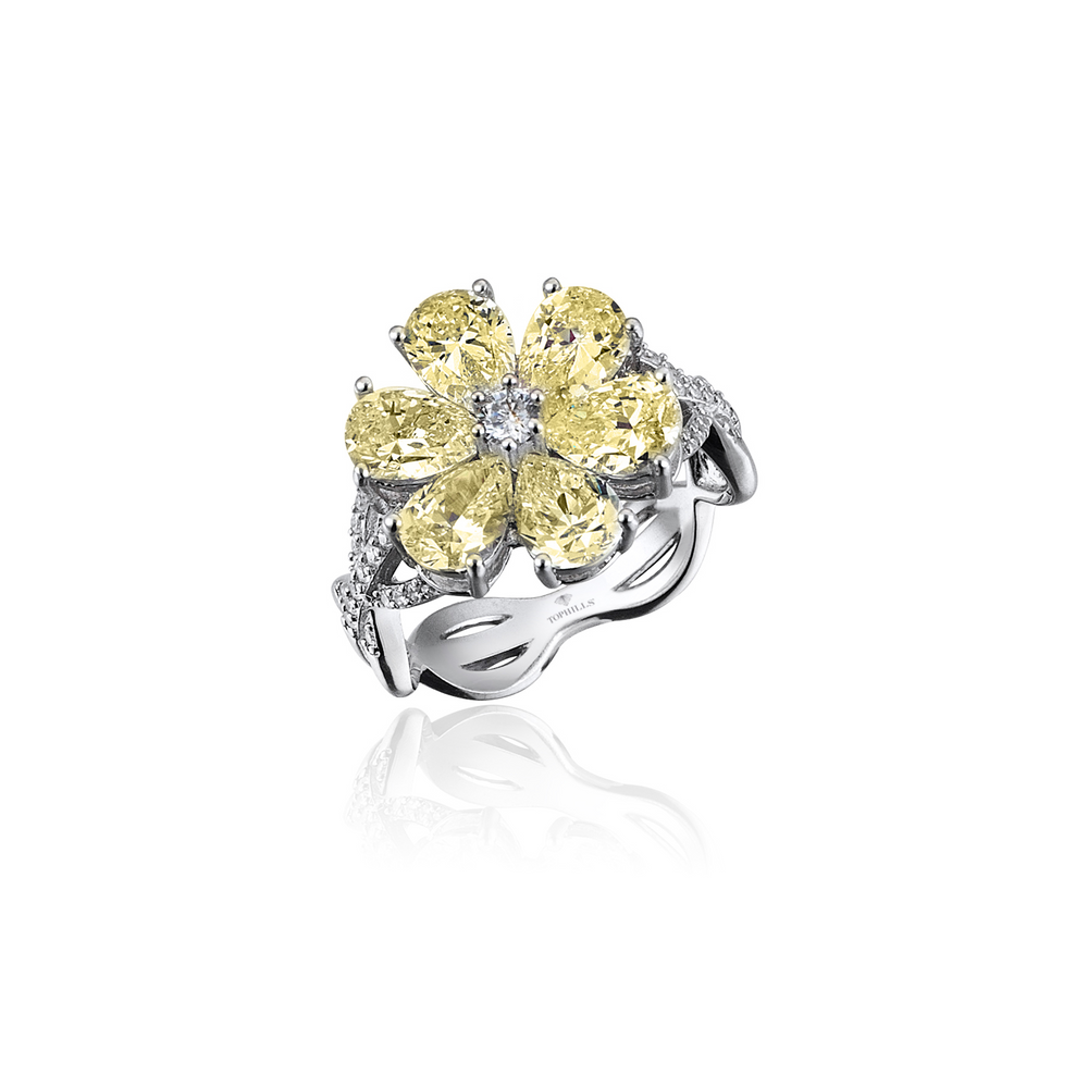 4 Karat Diamond Hybrid Gold Ring